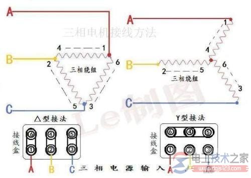 電動機星三角啟動接線圖2