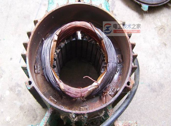 單相電容電動機拆解圖片3